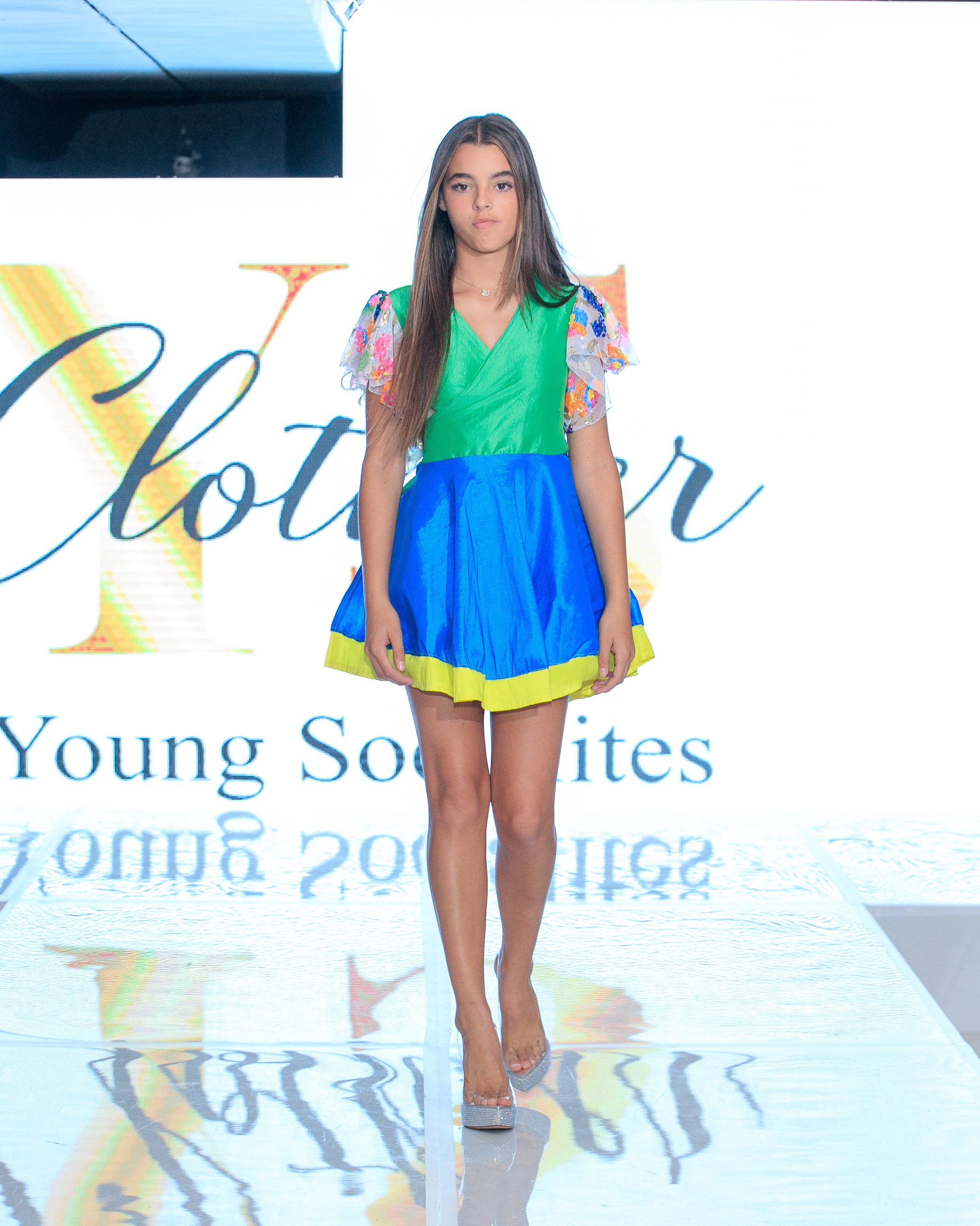 Color Pop Skater Dress – South Africa Runway Exclusive
