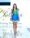 Color Pop Skater Dress – South Africa Runway Exclusive