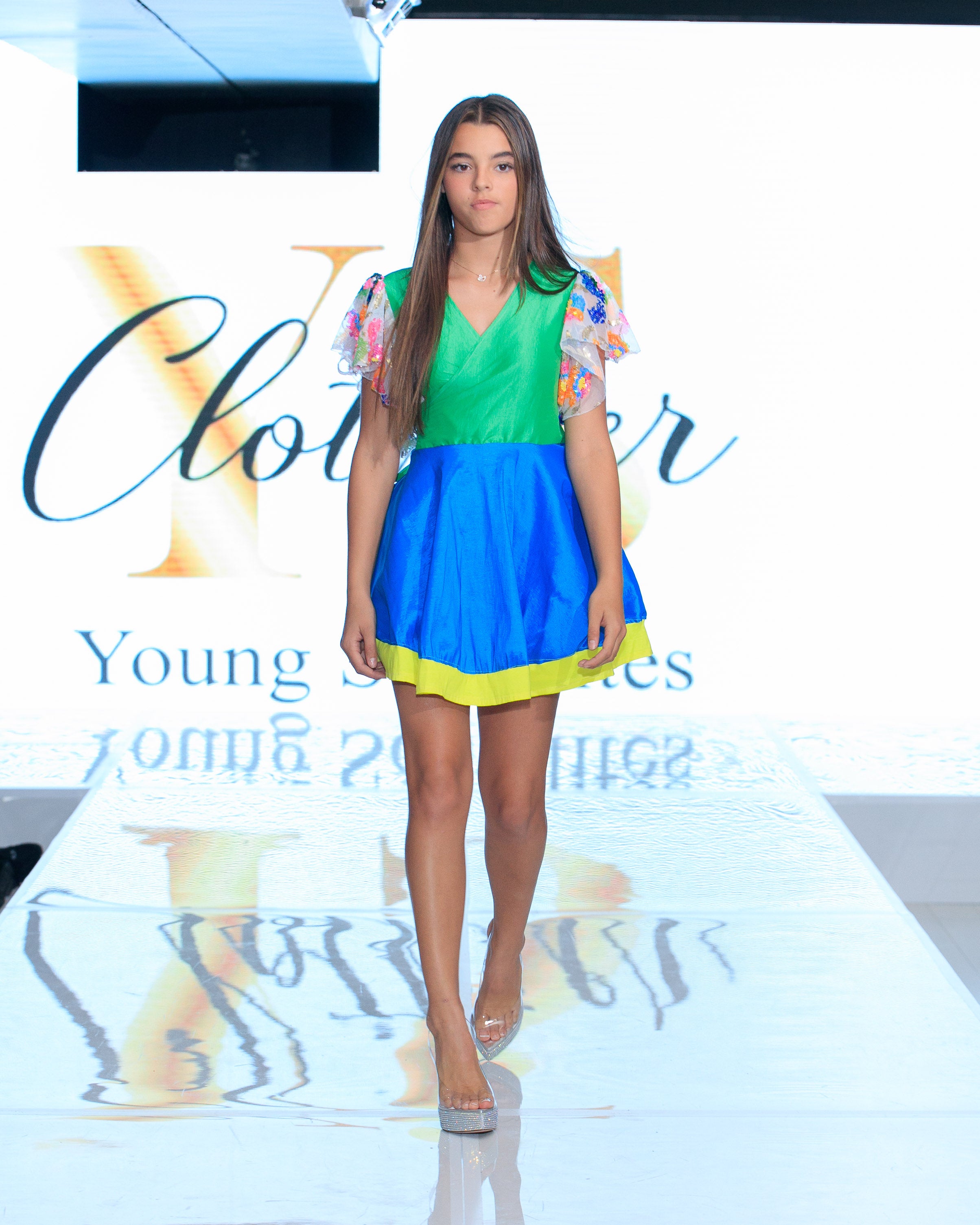 Color Pop Skater Dress – South Africa Runway Exclusive
