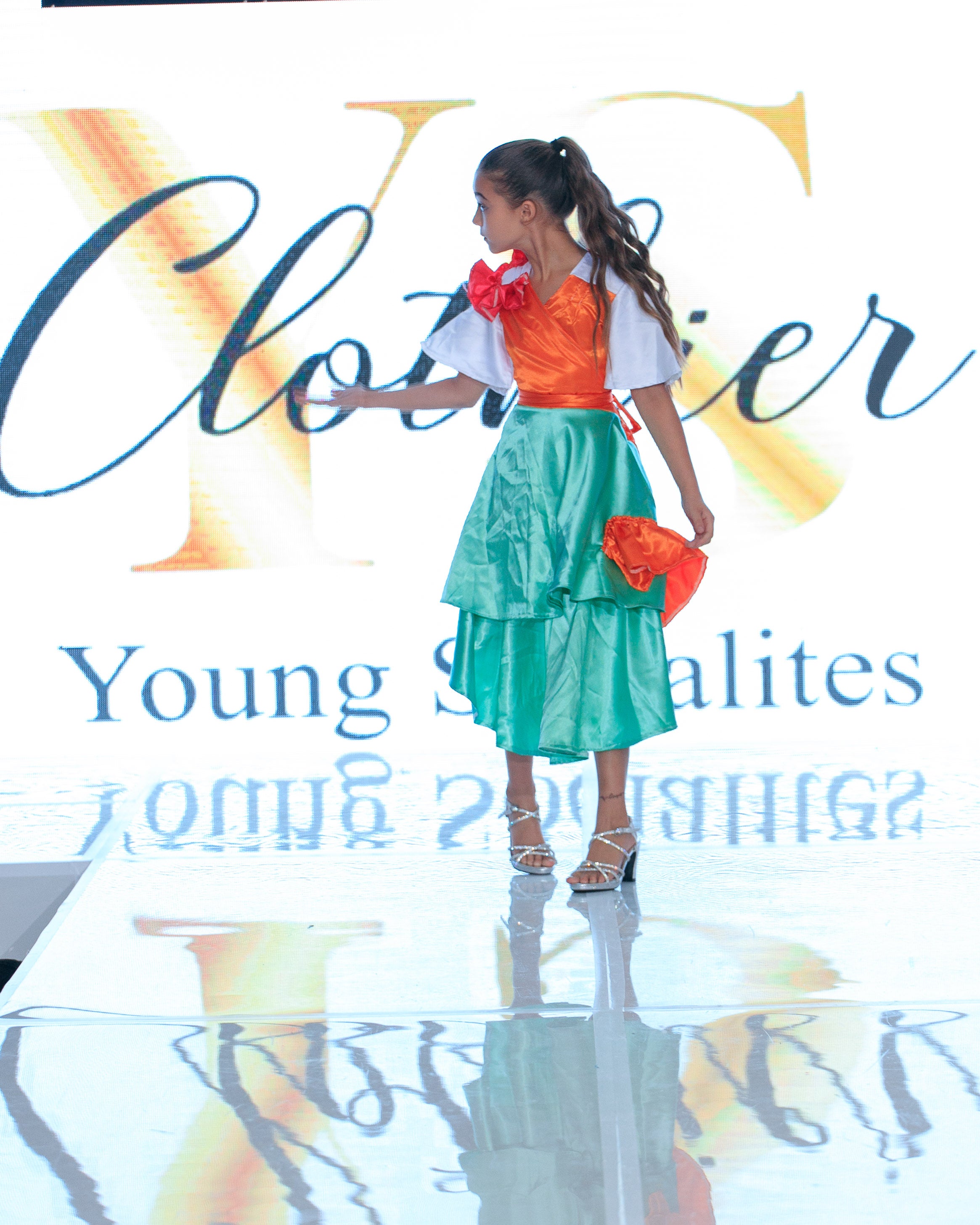 Tropical Bloom Ruffle Set – South Africa Runway Look