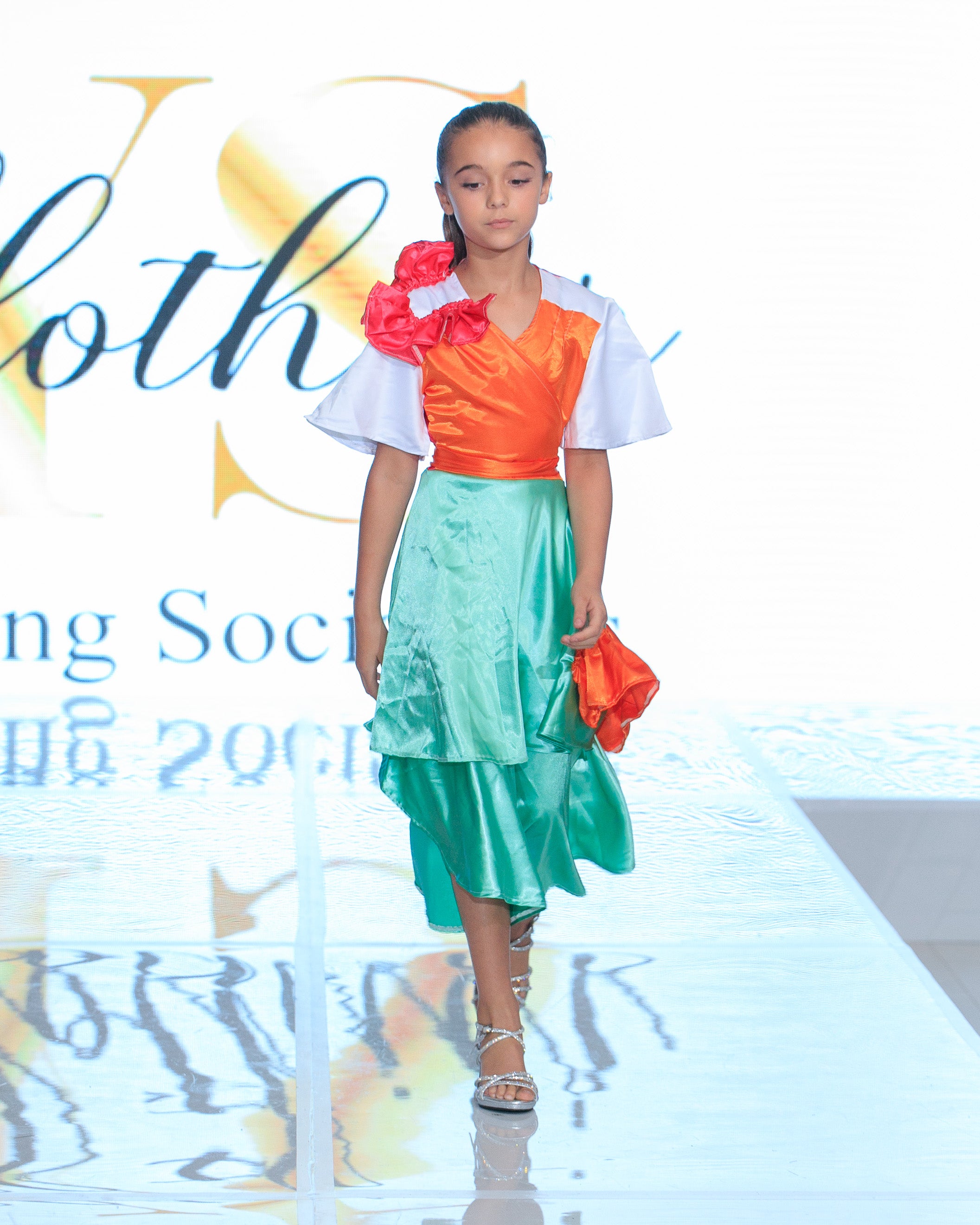 Tropical Bloom Ruffle Set – South Africa Runway Look