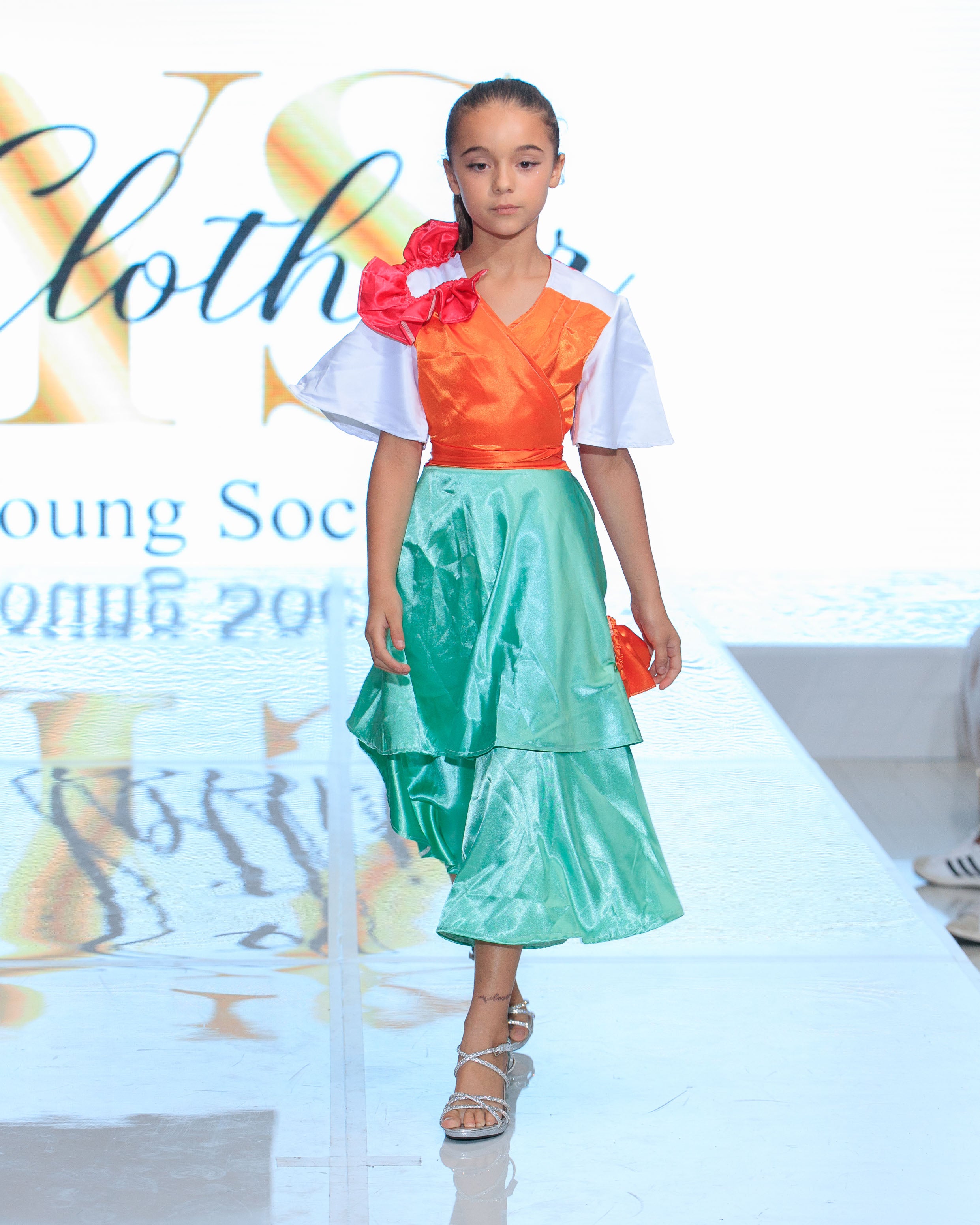 Tropical Bloom Ruffle Set – South Africa Runway Look