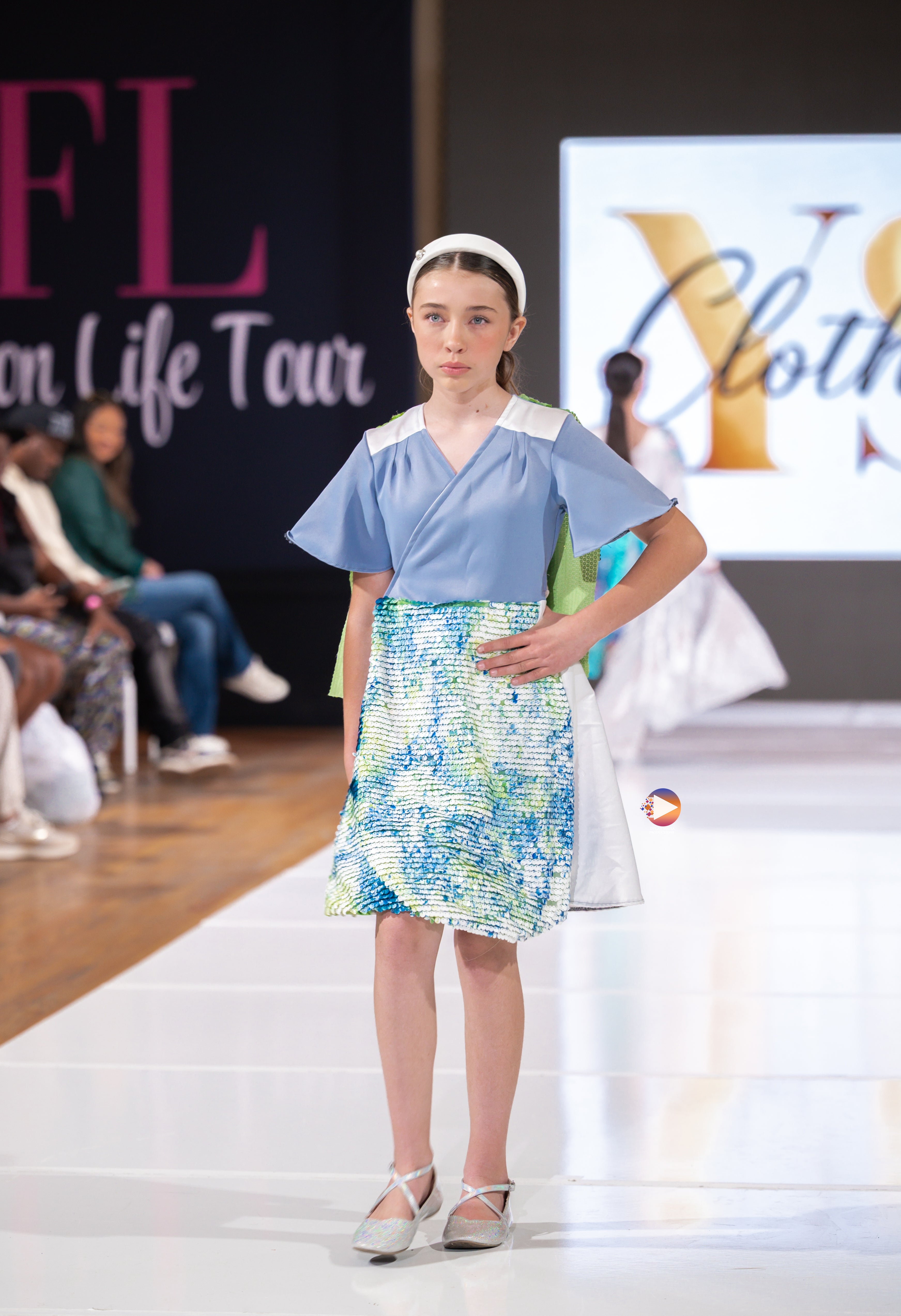 Pacific Sky Dress – Los Angeles Runway Feature