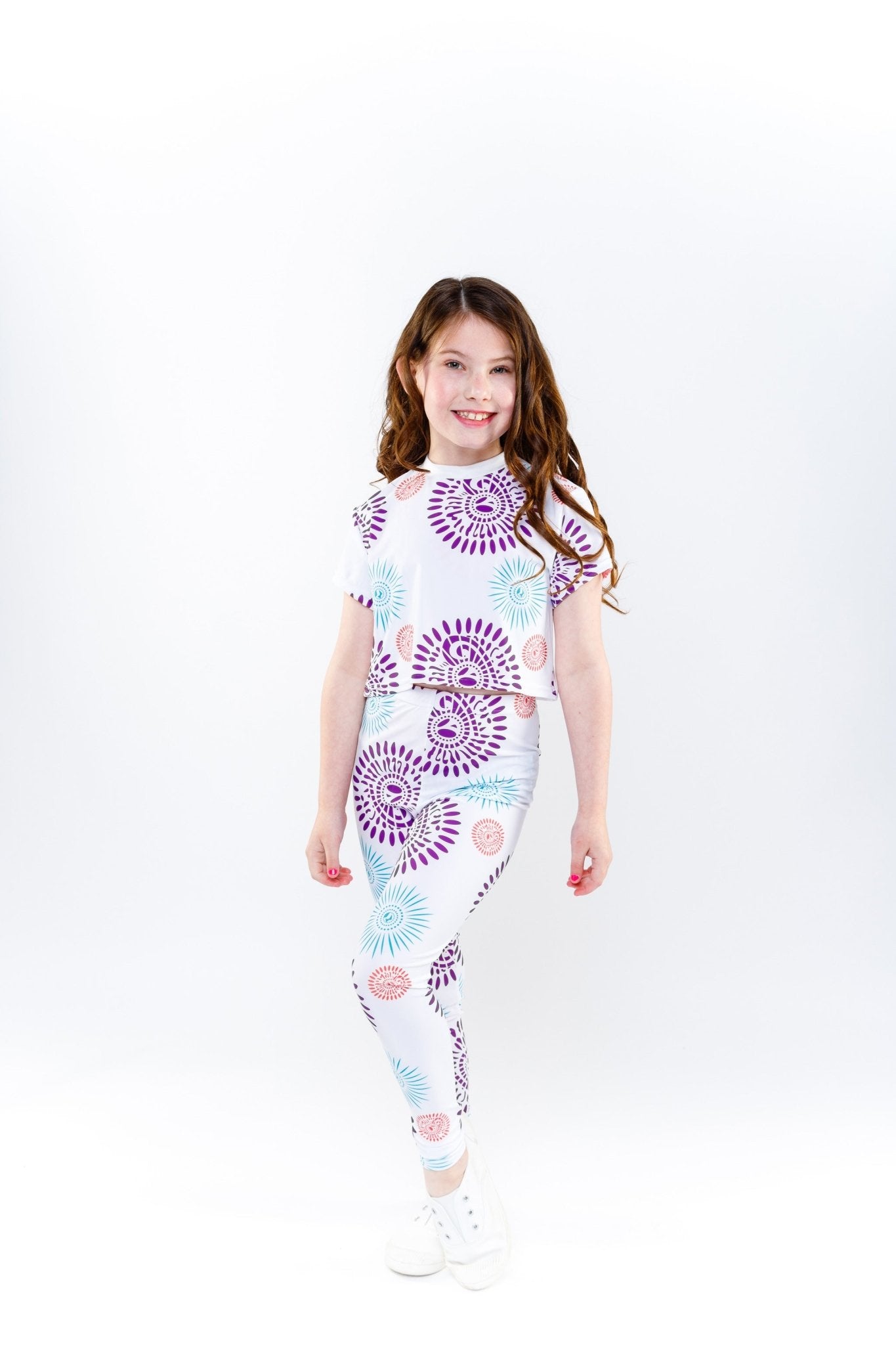 Fallon Girl’s Top and Leggings Set