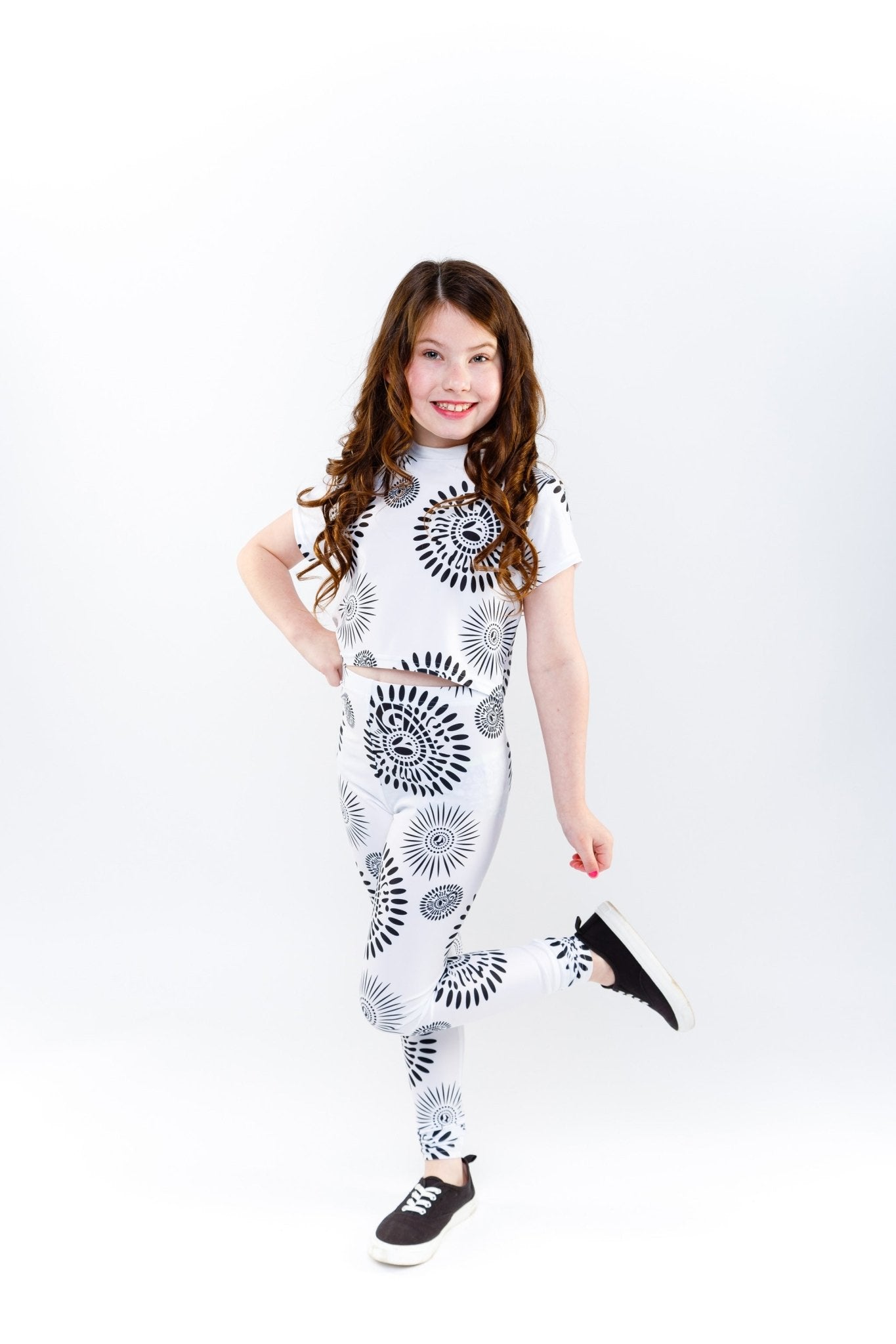 Starburst Collection Fallon Girl's Top and Leggings Set